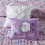 Ensemble de couette réversible 4 pièces en coton rose licorne Lola avec coussins décoratifs-1210739734-1266670823