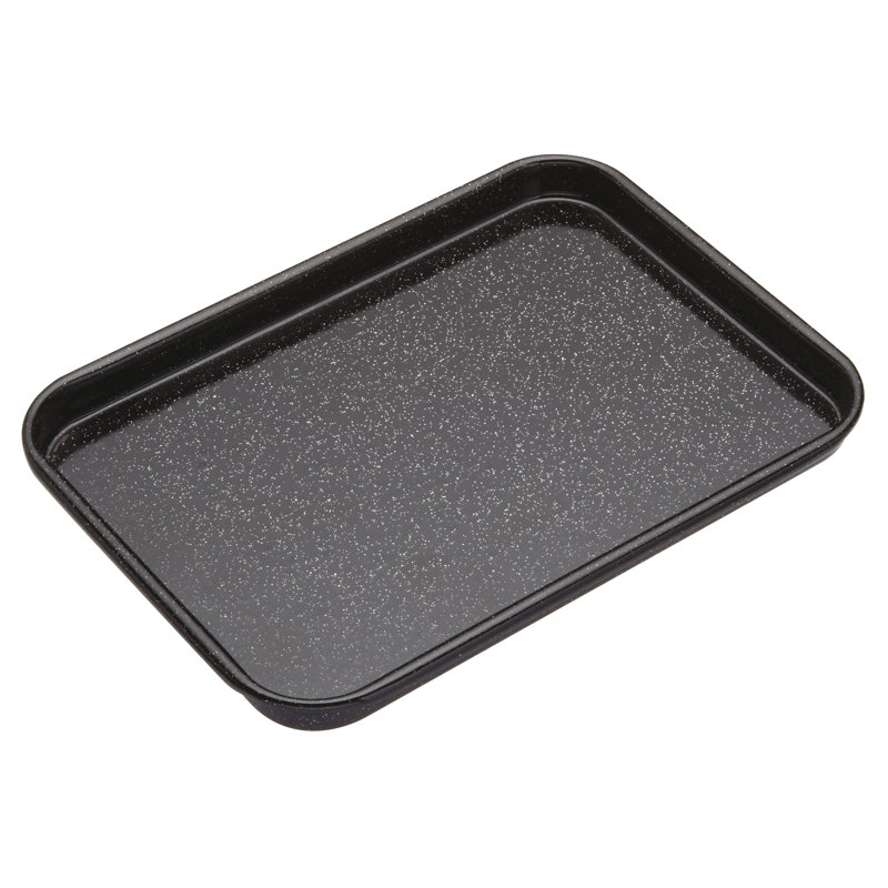 MasterClass Vitreous Enamel Baking Tray, 24 cm H x 18 W cm x 1 D cm