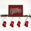 Rouge rétro houx de joyeux Noël-1616588135