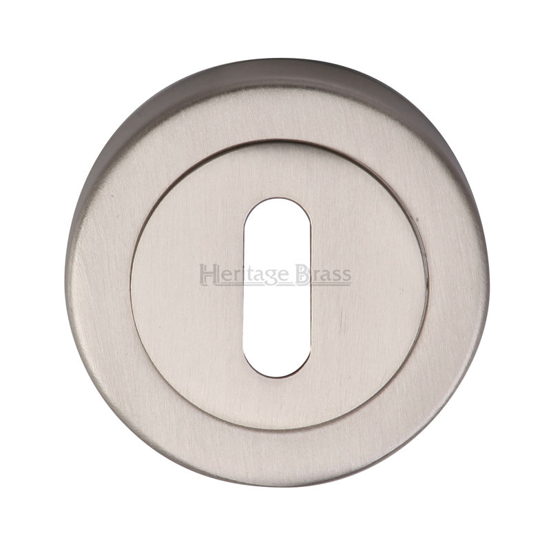 Heritage Brass Heritage Key Escutcheon, Polished Chrome