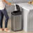 Deodorizer Automatic Touchless Stainless Steel 13 Gallon Motion Sensor Trash Can