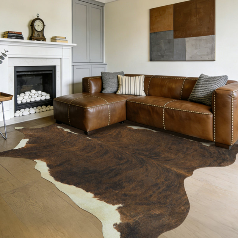Tapis en similicuir à imprimé animal pour l'intérieur, adapté pour les salons, les chambres à coucher et les bureaux.