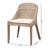 Lara 17.2'' H Upholstered Mahogany Side Chair