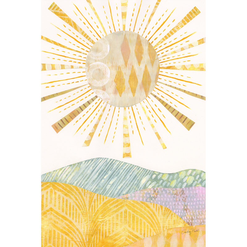 Boho Sunshine II, H 18 po x l 12 po