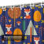 Rideau de douche automne avec 12 crochets Autumn-1388031125