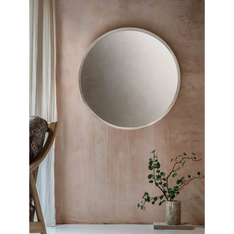 Rectangle Mirror, Washed Oak