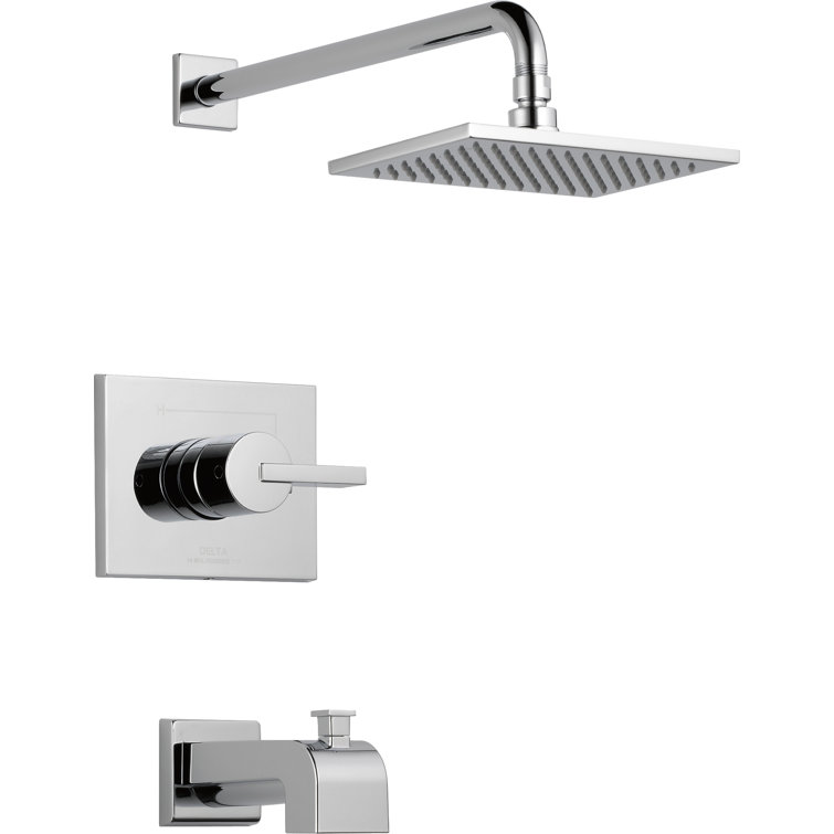 Vero 14 Series Volume Tub and Shower Faucet Trim with Lever Handles and Monitor
