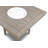 Contemporary Transitional Counter Height Dining Table With Faux Marble Lazy Susan, Ideal For Modern Dining Rooms And Gatherings-1573436462-1559691198