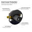 Système de douche circulaire complet avec valve brute-86464544