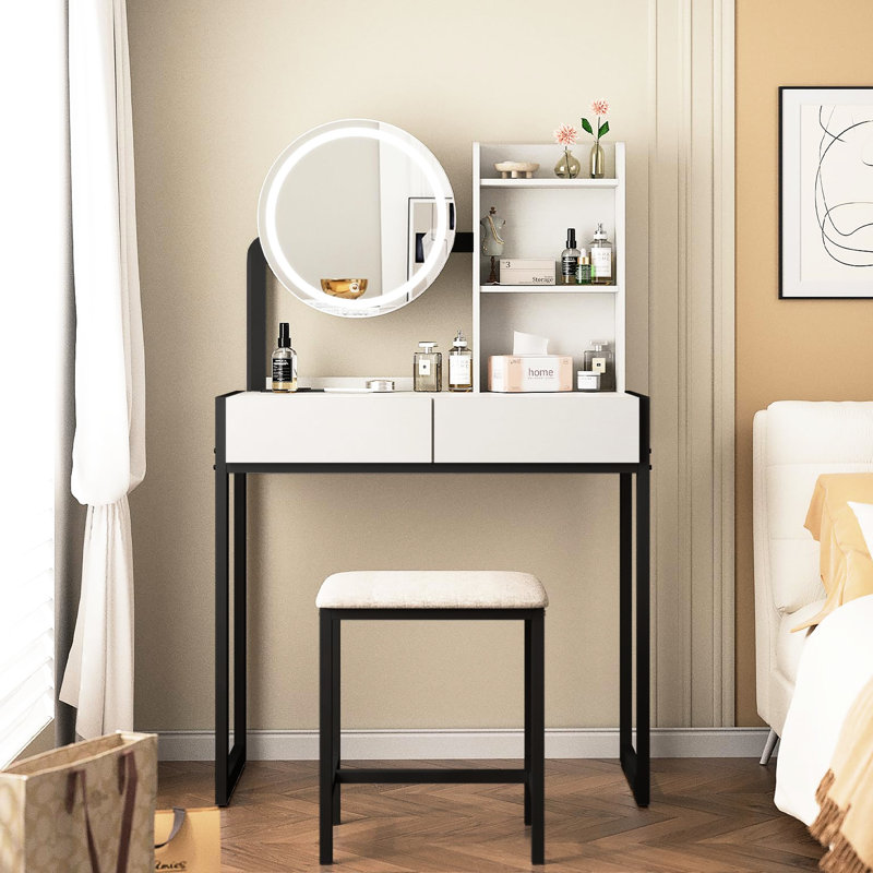 Vanity, White+Black