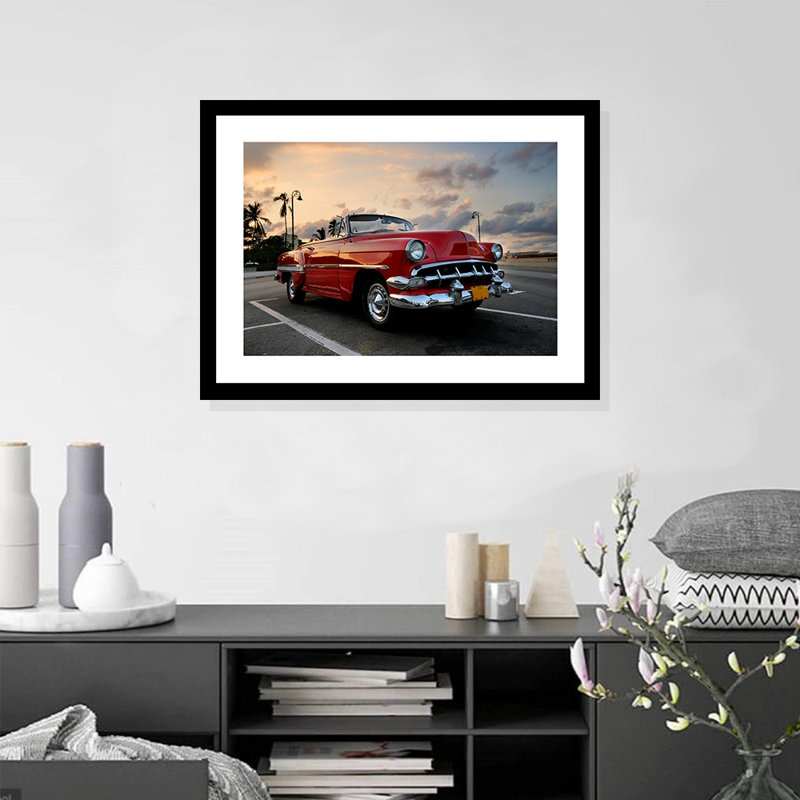 Vintage Chevy Style - Photographie avec cadre photo