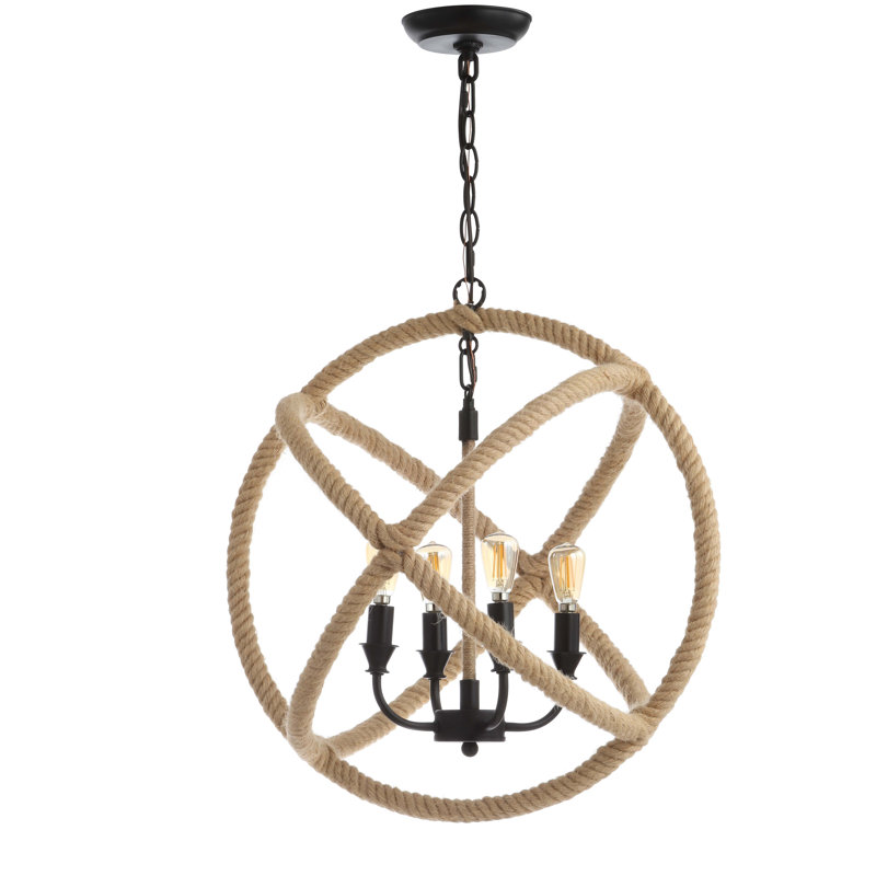 Leticia 4 - Light Globe Chandelier