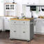 Chariot moderne pour îlot de cuisine avec étagère à épices-852721154