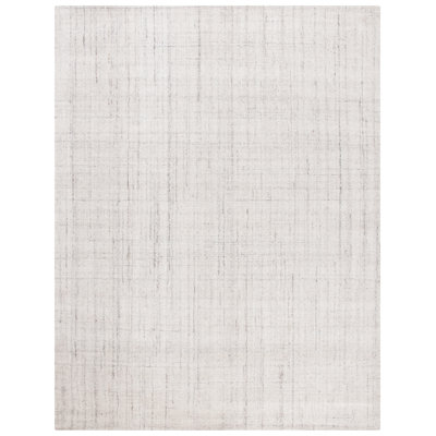 Mcentee Handmade Tufted Light Gray Area Rug