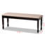 Banc en tissu Gethyn Sand Sand-439292933-439292932