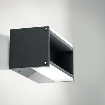 Dark Grey Integrated LED Aluminium Pathway Light