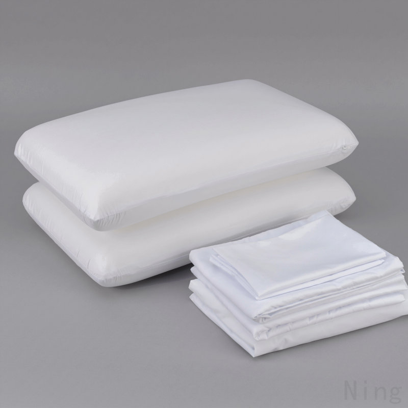 Cooling with HEIQ Bedding Bundle Twin: Memory Foam Pillow, Sheet Set, Mattress Protector
