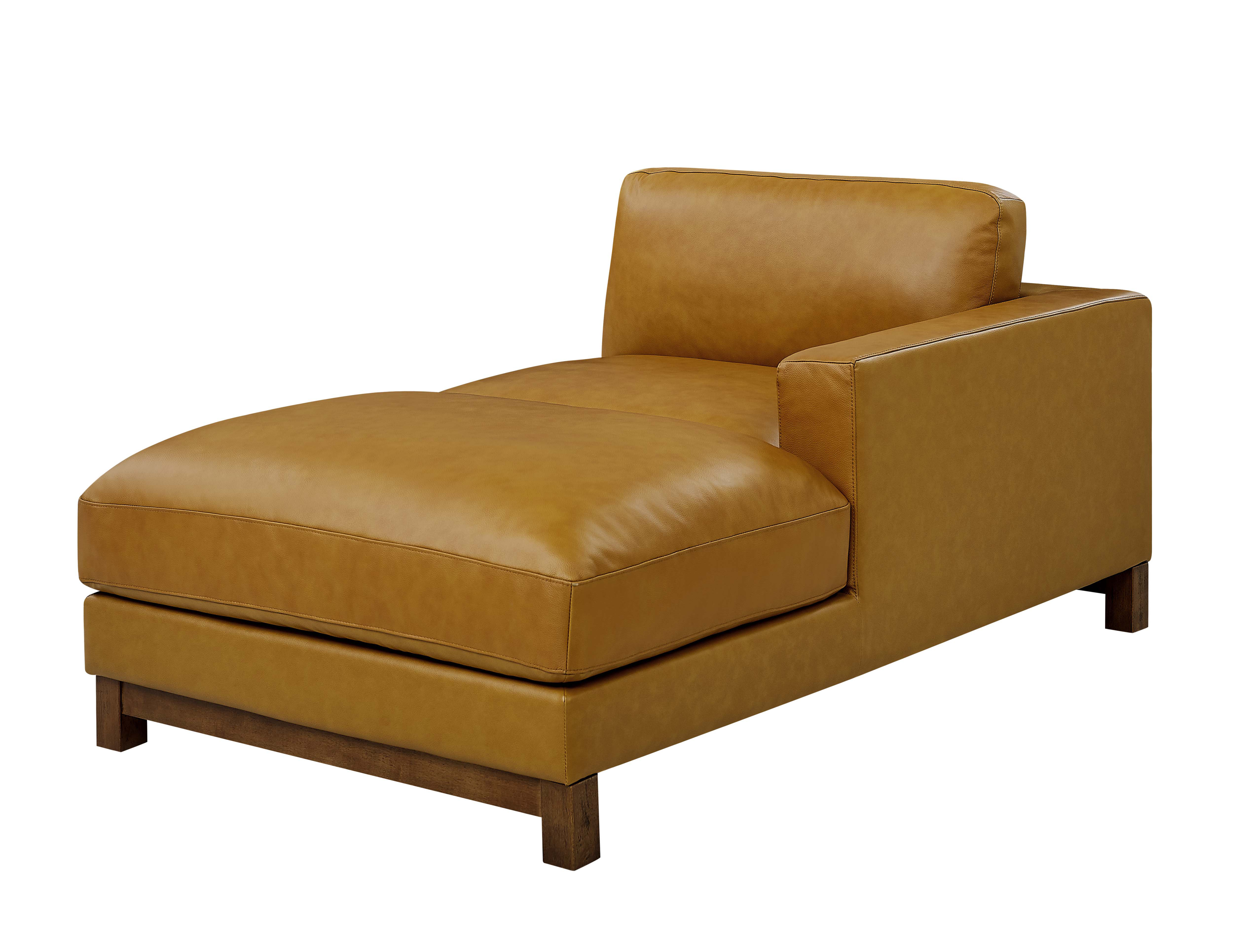 Latitude Run® Juba Upholstered Leather Chaise Lounge & Reviews Wayfair