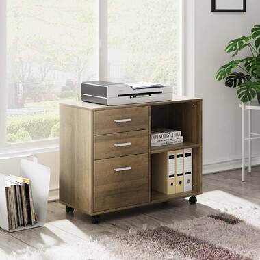 Inbox Zero 6 Slot Solid Wood Desk Supplies Organizer