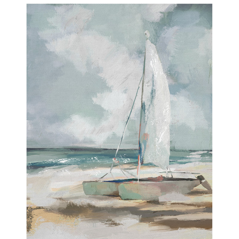" Windblown " Painting Print, 28" H x 22" W x 1.5" D