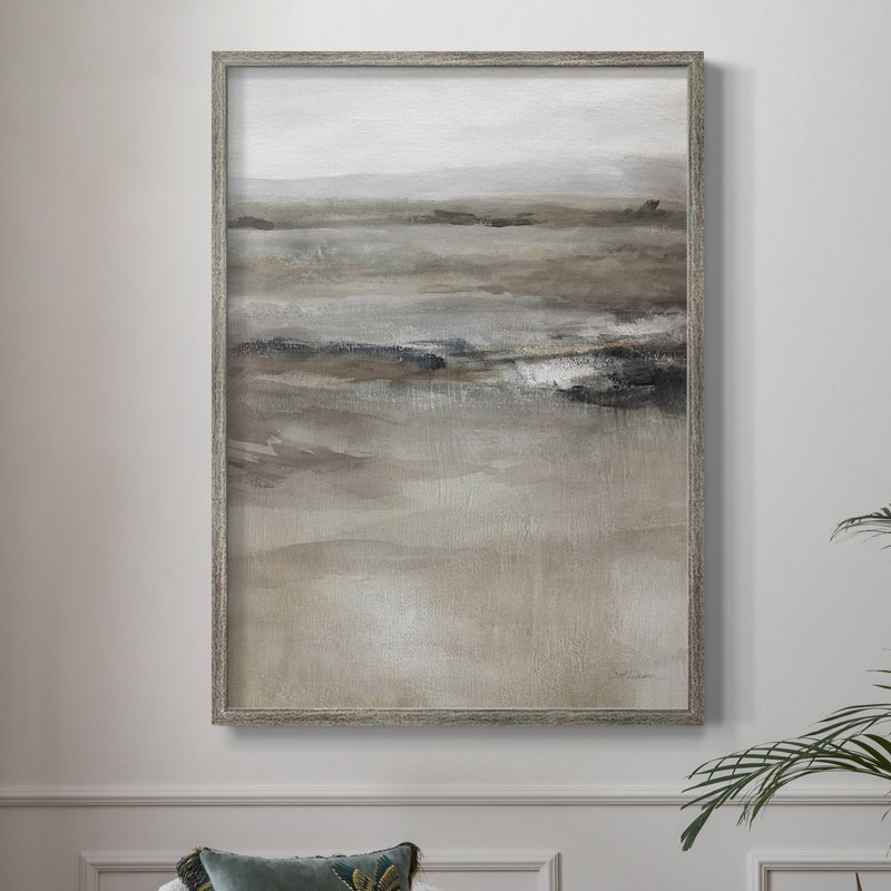 «Far Off Vistas», reproduction encadrée - bois massif, H 11 po x l 9 po