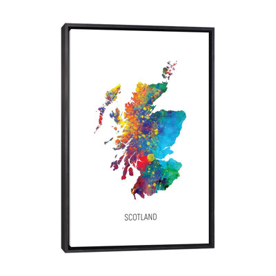 " Scotland Map " by Michael Tompsett
