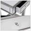 Table de chevet Hikeem en argent