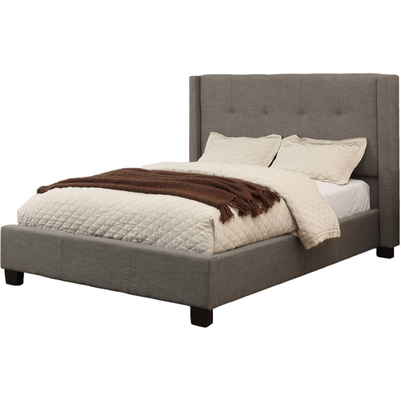Romine Madeleine Wingback Upholstered Platform Storage Bed, California King