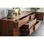 Buffet noyer noir grande capacité 78,74