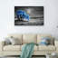 Ensemble de 1 tableau sur toile Arbre bleu-129323504-129323506
