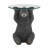Kershaw Bear 20” Glass Top End Table