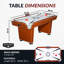 Table de hockey sur coussin d'air 72 po Midtown