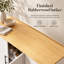 Îlot de cuisine à roulettes de 102 cm avec abattant, rangement, porte-épices et barre à serviettes, table d'îlot extensible