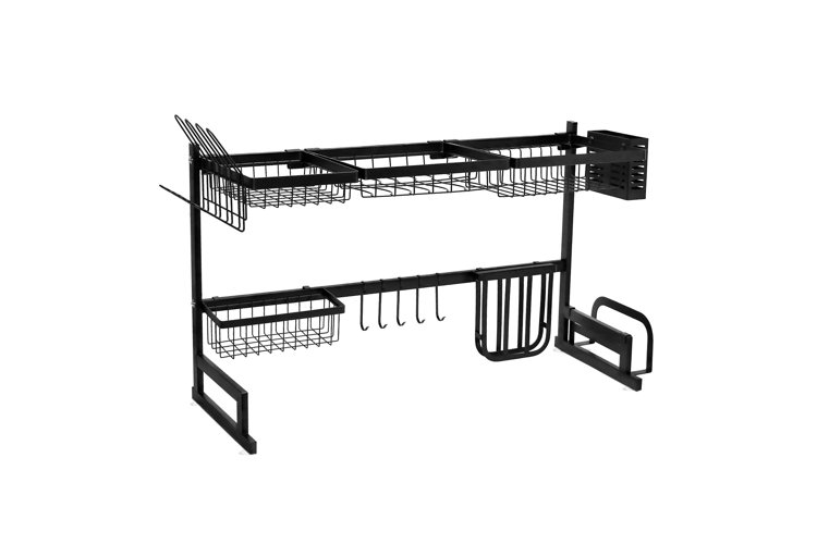 Stainless Steel over the Sink Dish Rack