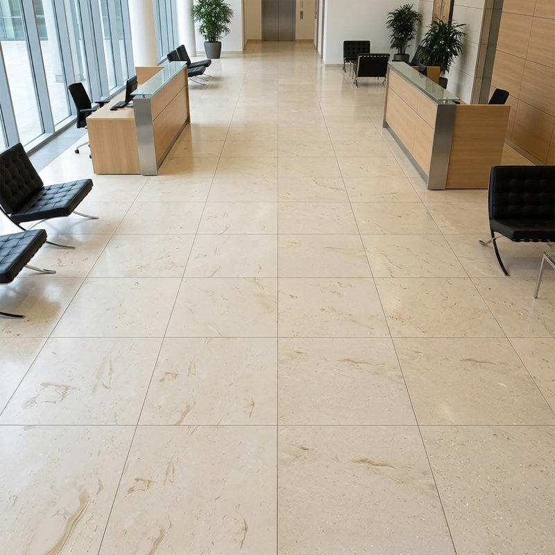 Symra Shell Tumbled 16x16 Limestone Paver