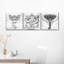 «Lord Ganesh» sur toile, ensemble de 3 pièces-868882568