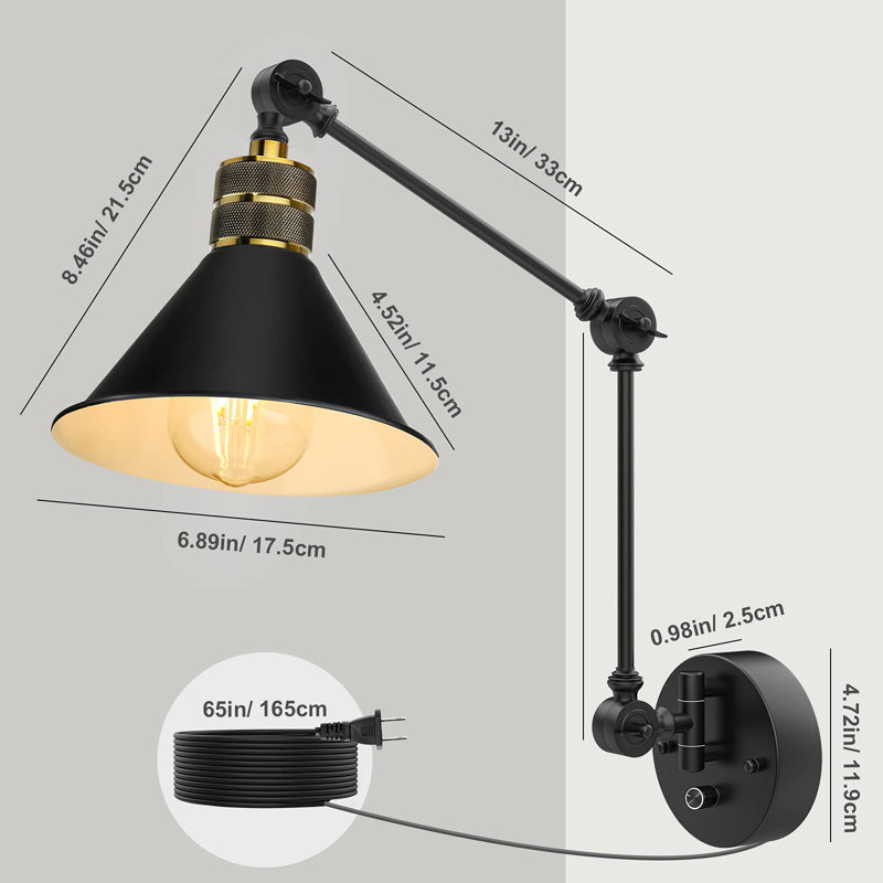 LED Swing Arm Sconce