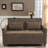 Pastiche Convertible Sofa With A Reversible Backrest Cushion, Side Pockets, Usb Ports, A Phone Holder And Pillows-1032796224