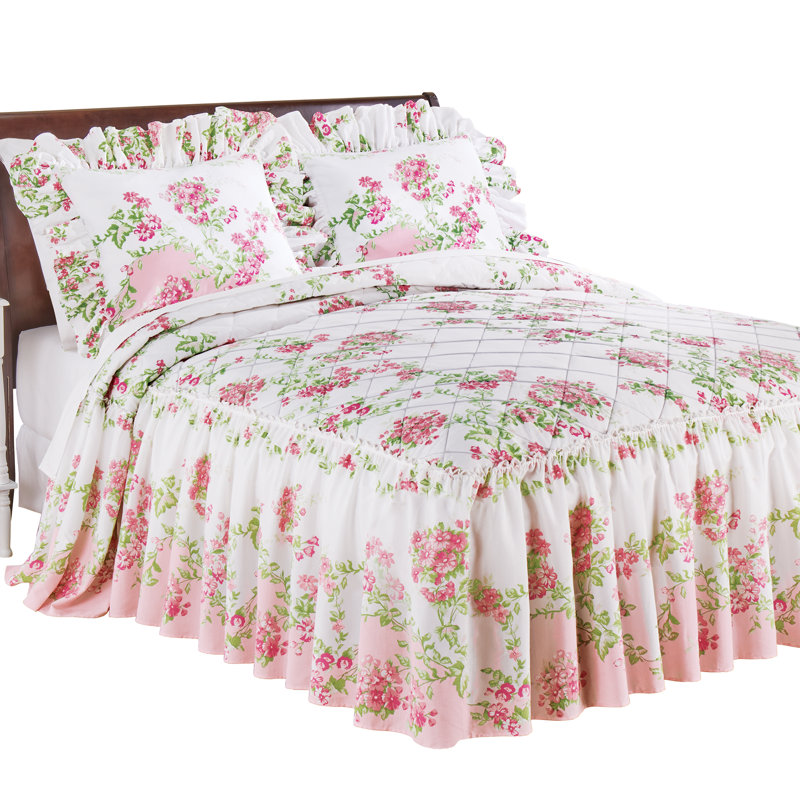 Couvre-lit Floral Meadow, Ensemble de courtepointe simple
