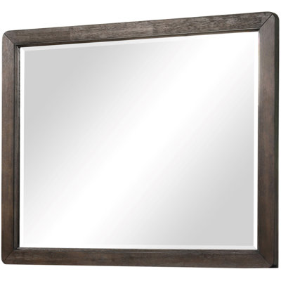 Miroir brun antique