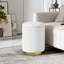 Repose-pieds rond avec velours et tabouret-915177697