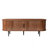55" Modern Walnut Tv Stand With Sliding Door & Storage Compartments – Entertainment Center Console Table For Living Room, Bedroom, Or Office-1071991099