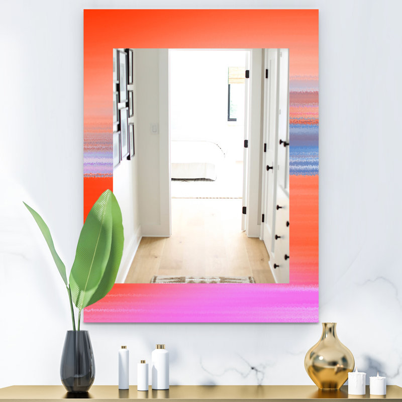 Miroir décoratif sphérique Mid-Century, H 39,4 po x l 29,5 po