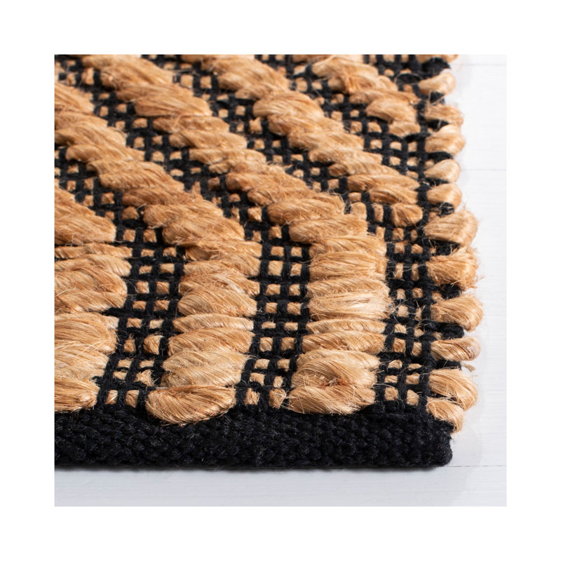 Sueann Kilim Hand Woven Jute Geometric Rug, Runner 2'3" x 9'