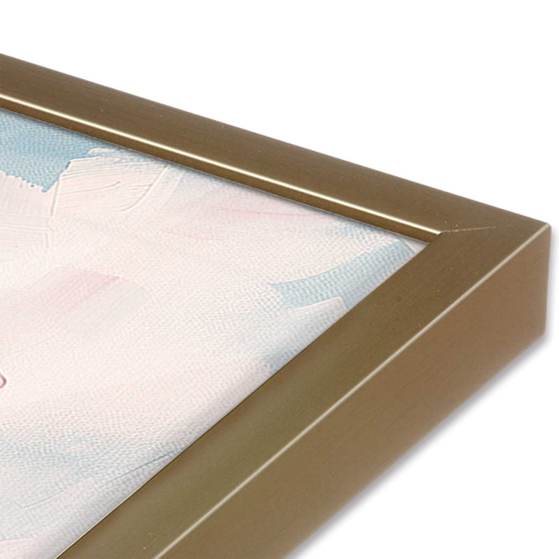 «Coastal Charm», impression encadrée sur papier par Azure Artisanal Studio, Or brossé, H 25,25 po x l 19,25 po x P 1,25 po