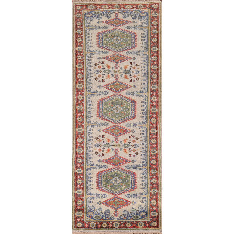 Tapis de couloir oriental géométrique 3x8
