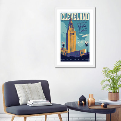 " Cleveland Travel Poster " by Jim Zahniser