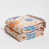 Motif floral beige / bleu