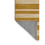 Tapis brun à rayures horizontales lavable à la machine-654983191