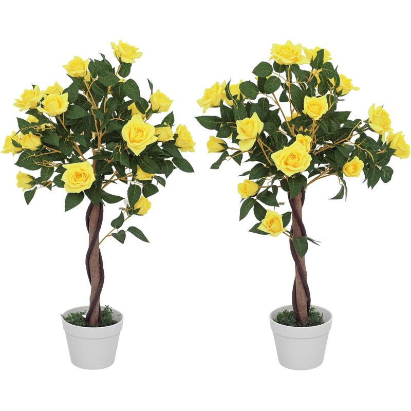 Arrangement in Pot, Yellow